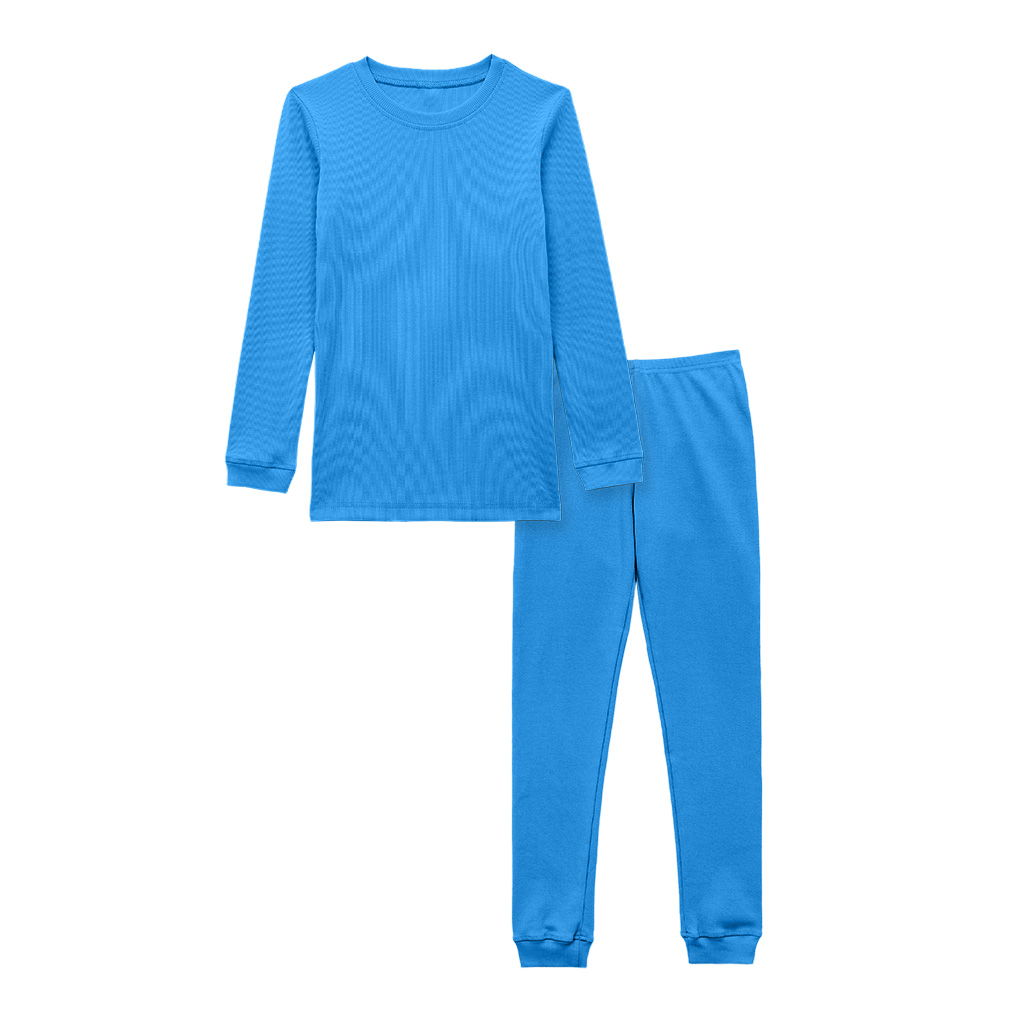 Пижама в рубчик (3 Голубой) LOLOCLO