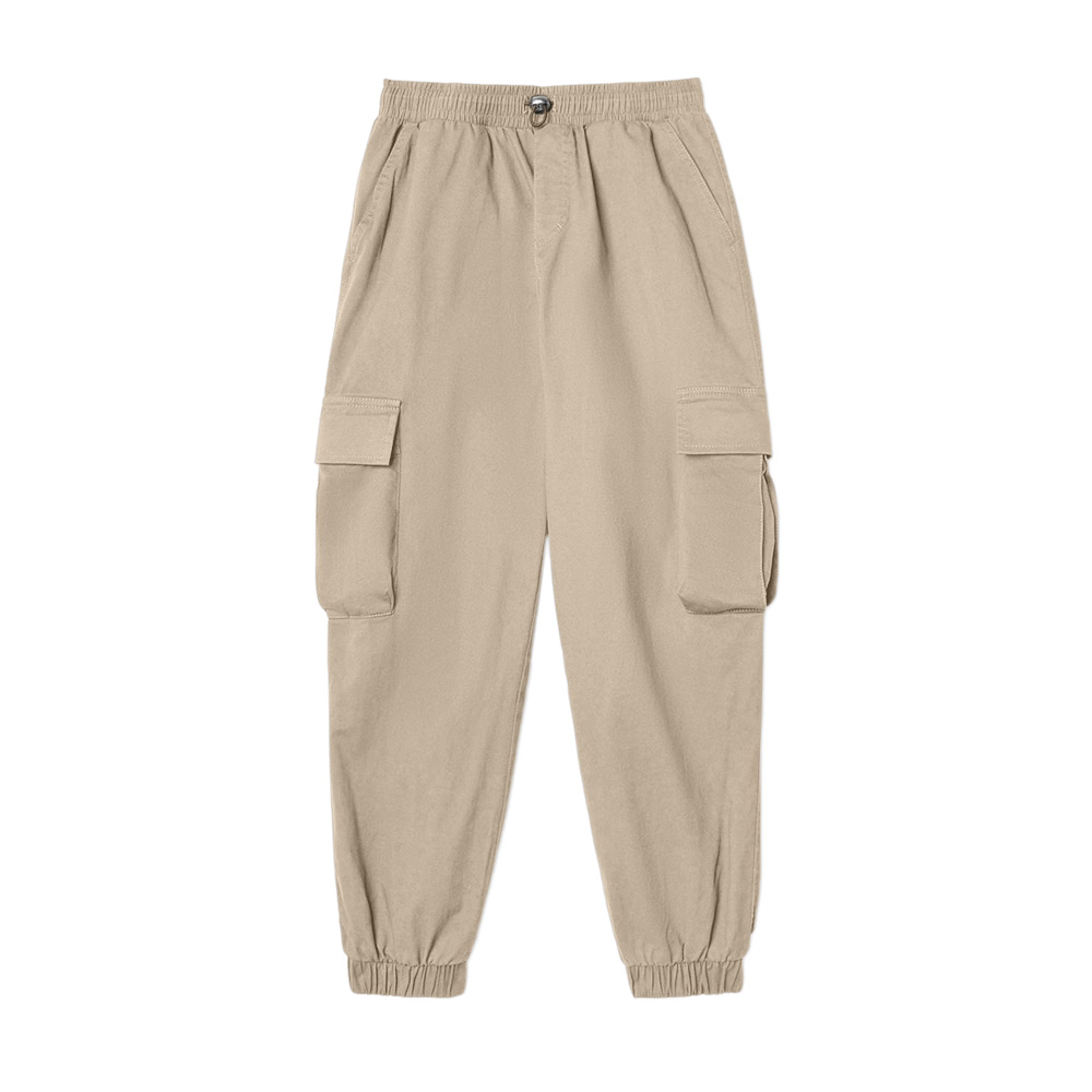 Твиловые брюки-карго оверсайз (Твиловые брюки-карго оверсайз (12 Песочный)) LOLOCLO