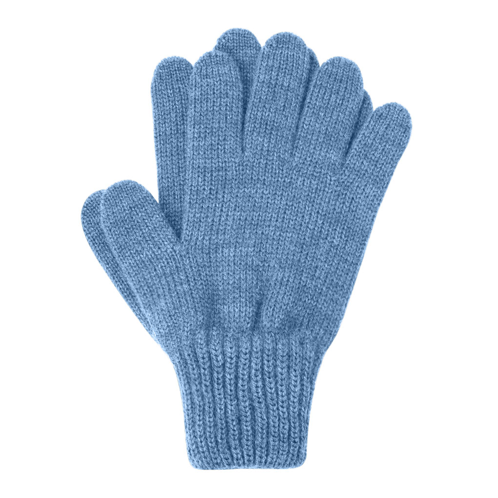 Перчатки вязаные (10-11 Голубой)