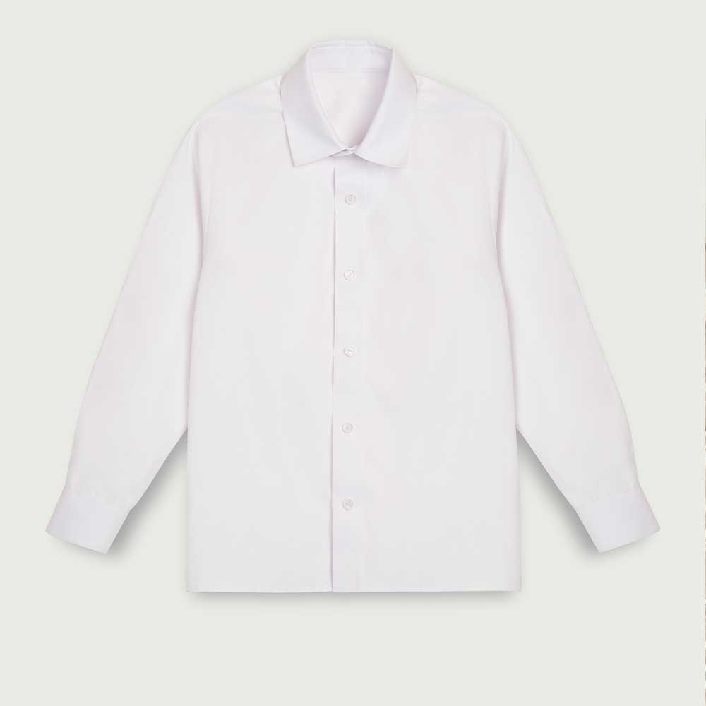 Рубашка из фактурной ткани (6-7 Белый)
