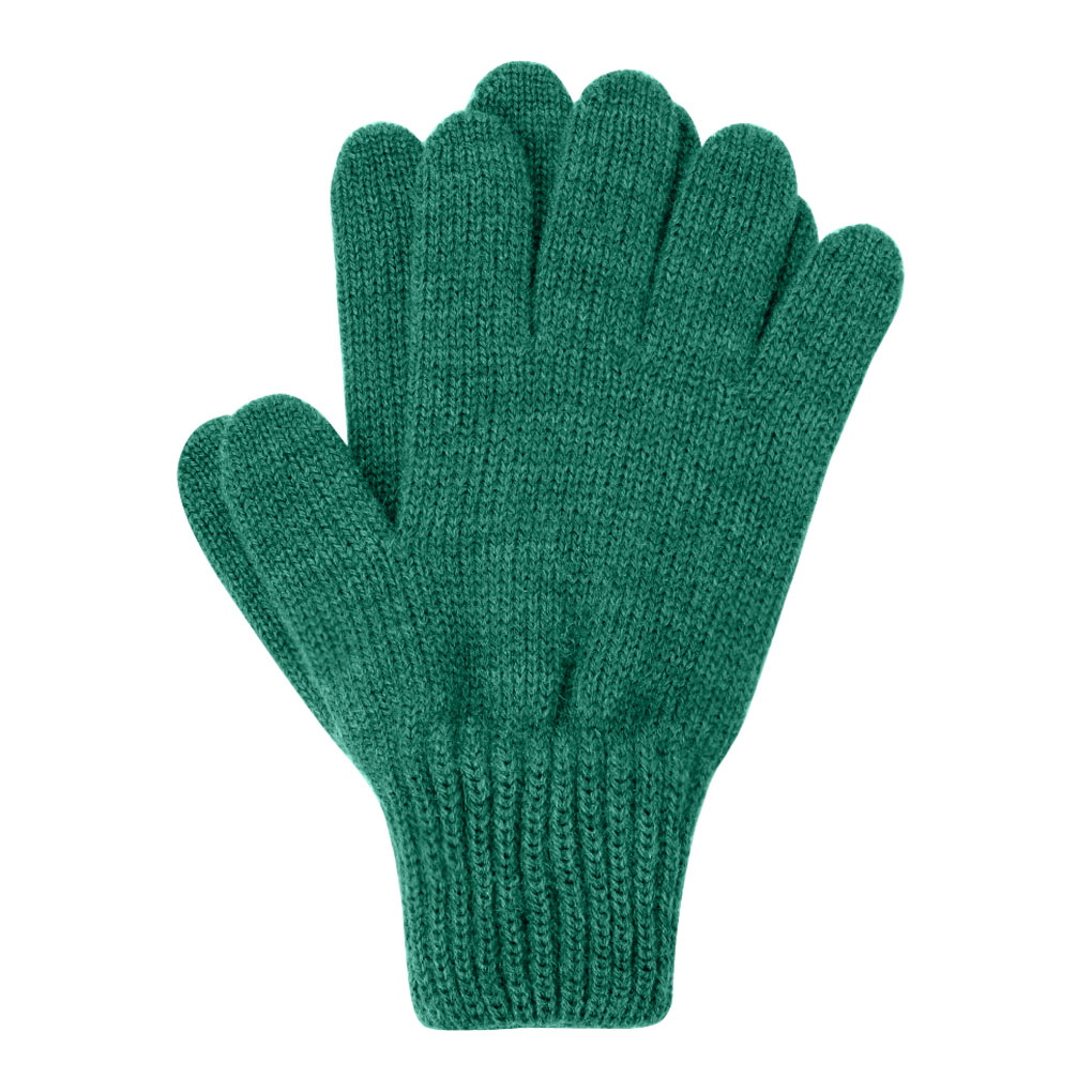 Перчатки вязаные (12 Зеленый)
